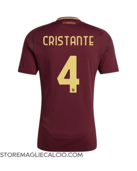 AS Roma Bryan Cristante #4 Maglia Gara Casa Repliche 2024-25